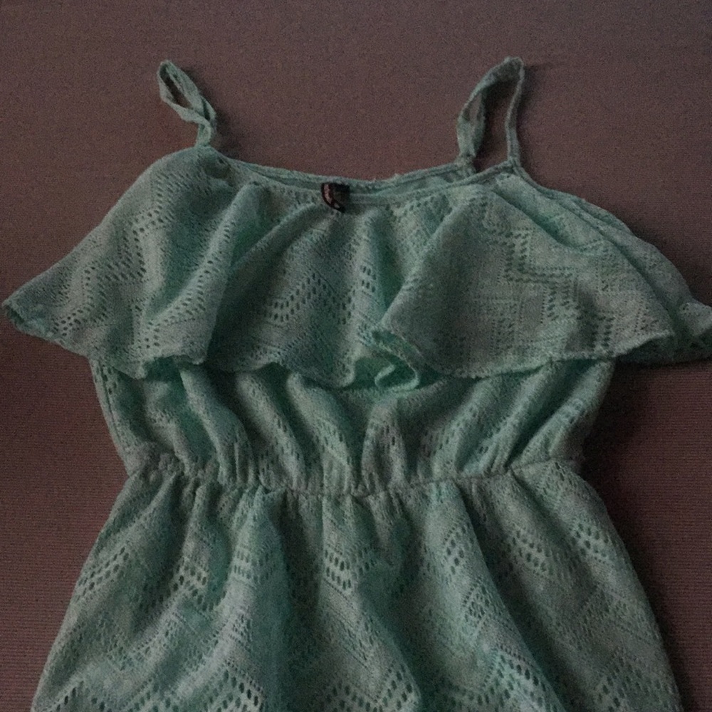Mint green maxi dress
